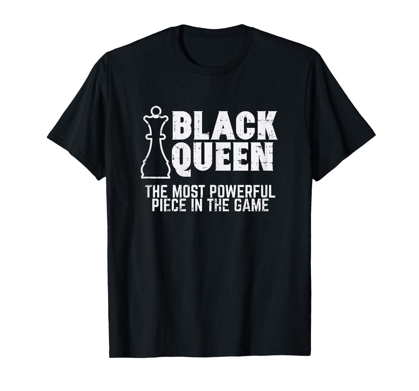 Black Queen Most Powerful Chess African American Women Gift T-Shirt