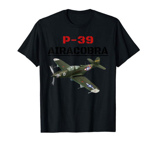 A great P-39 Airacobra Aviation t-shirt. T-Shirt