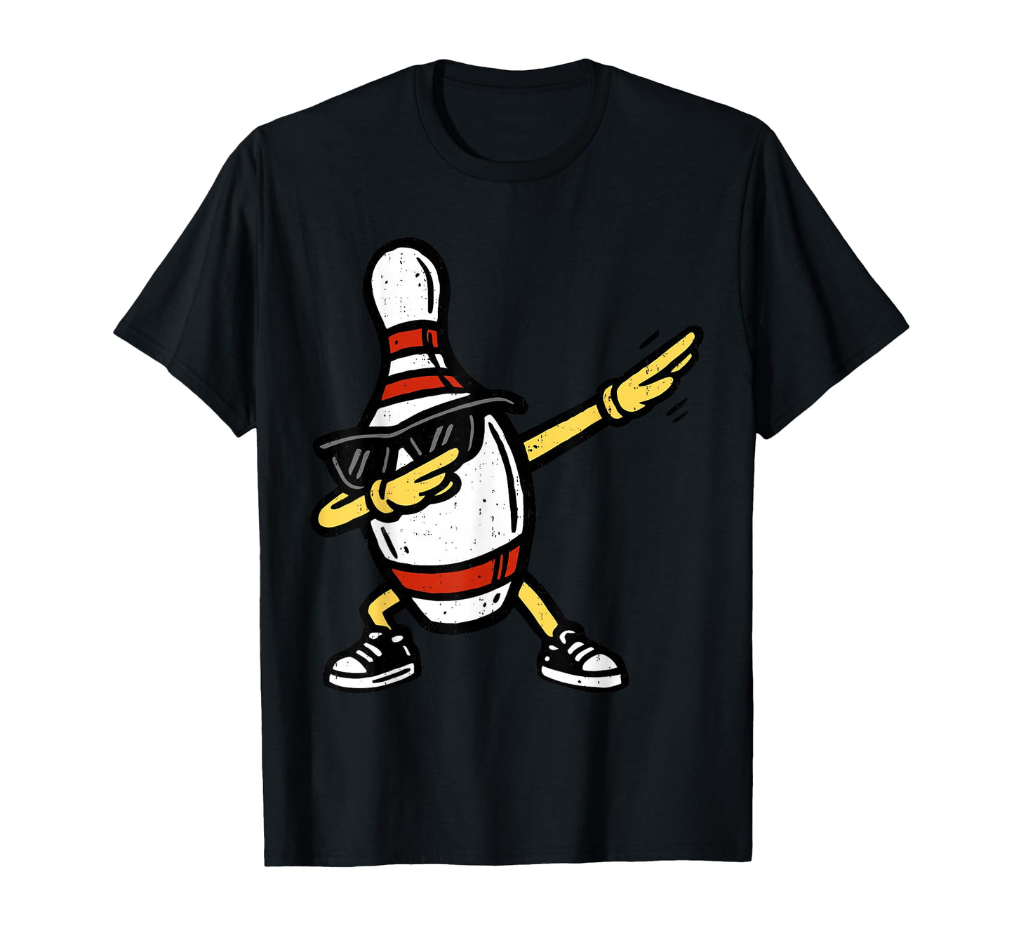 Dabbing Bowling Pin Funny Sport Player Dab Dance T-Shirt