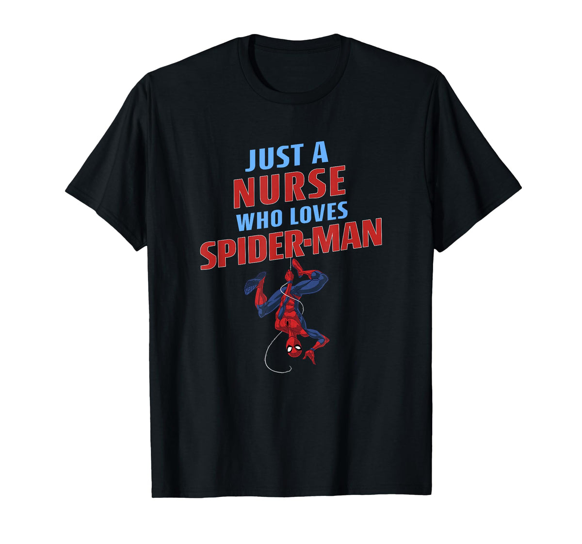 Marvel Spider-Man Classic Just A Nurse Who Loves Spider-Man T-Shirt