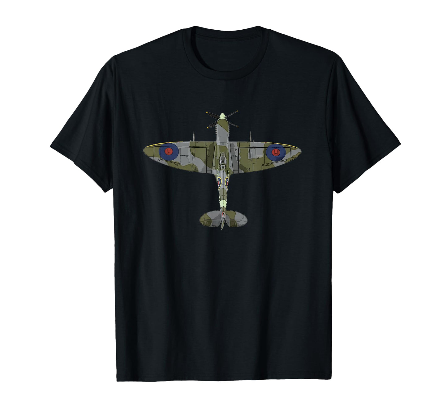 Cool T-Shirt - Spitfire Iconic British Airplane Tee T-Shirt