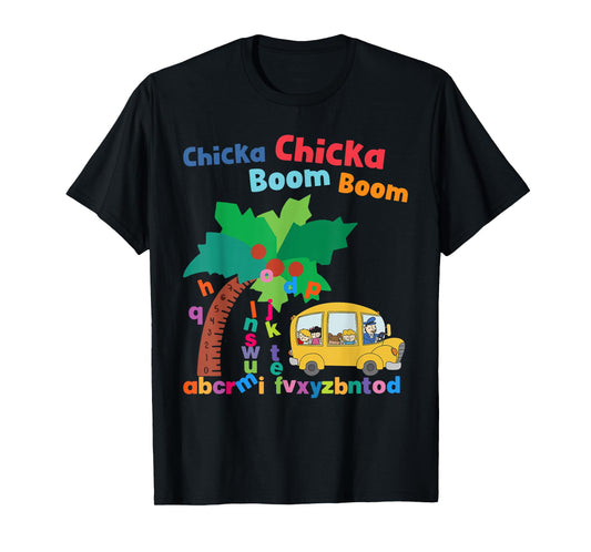 Chicka Boom Bus Crew First Day of School Teacher T-Shirt