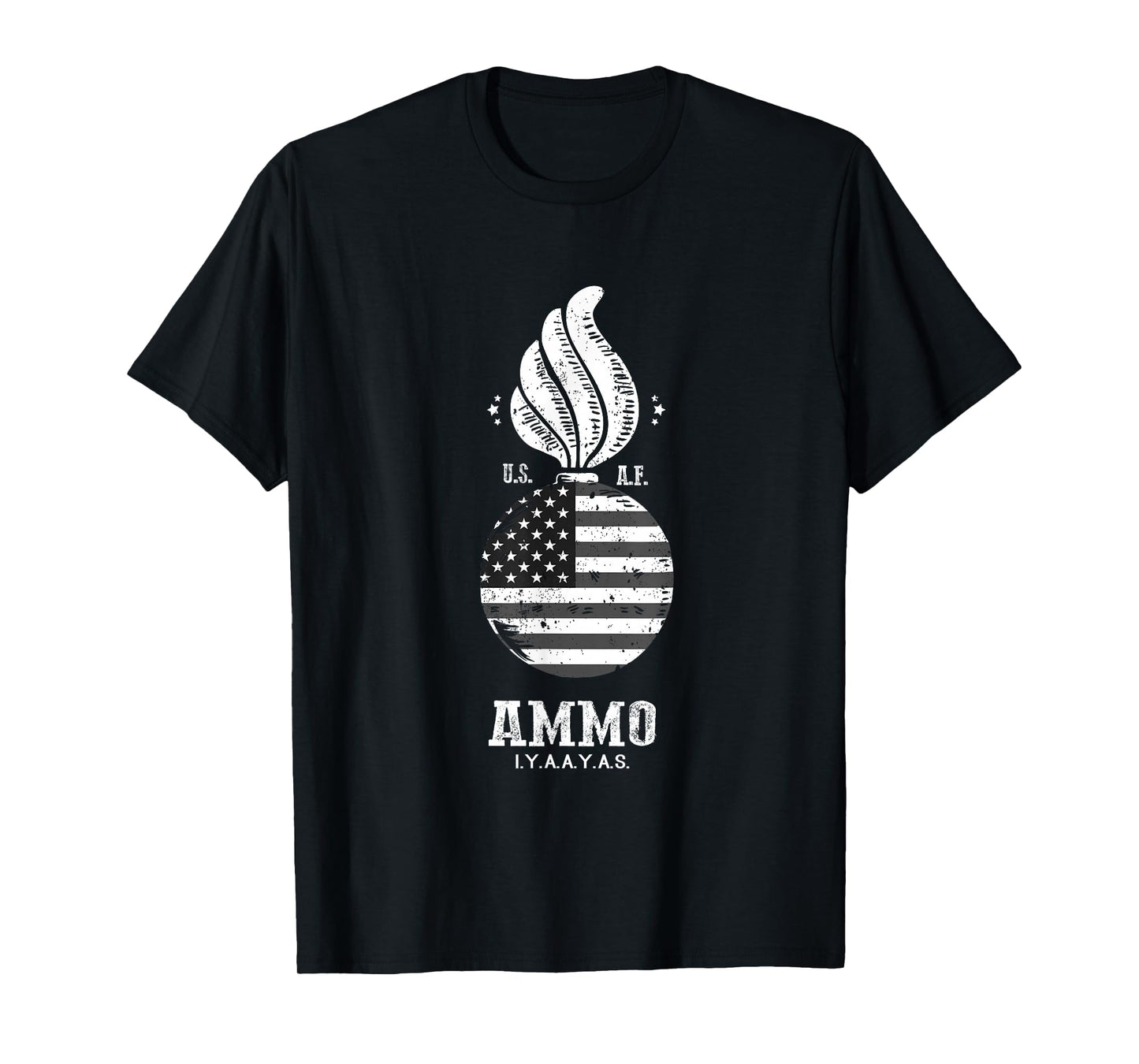 IYAAYAS Ammo USA Flag 4th of July Shirt T-Shirt