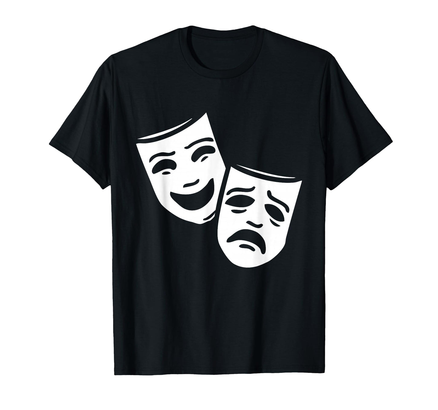 Comedy And Tragedy Greek Theater Masks T-Shirt