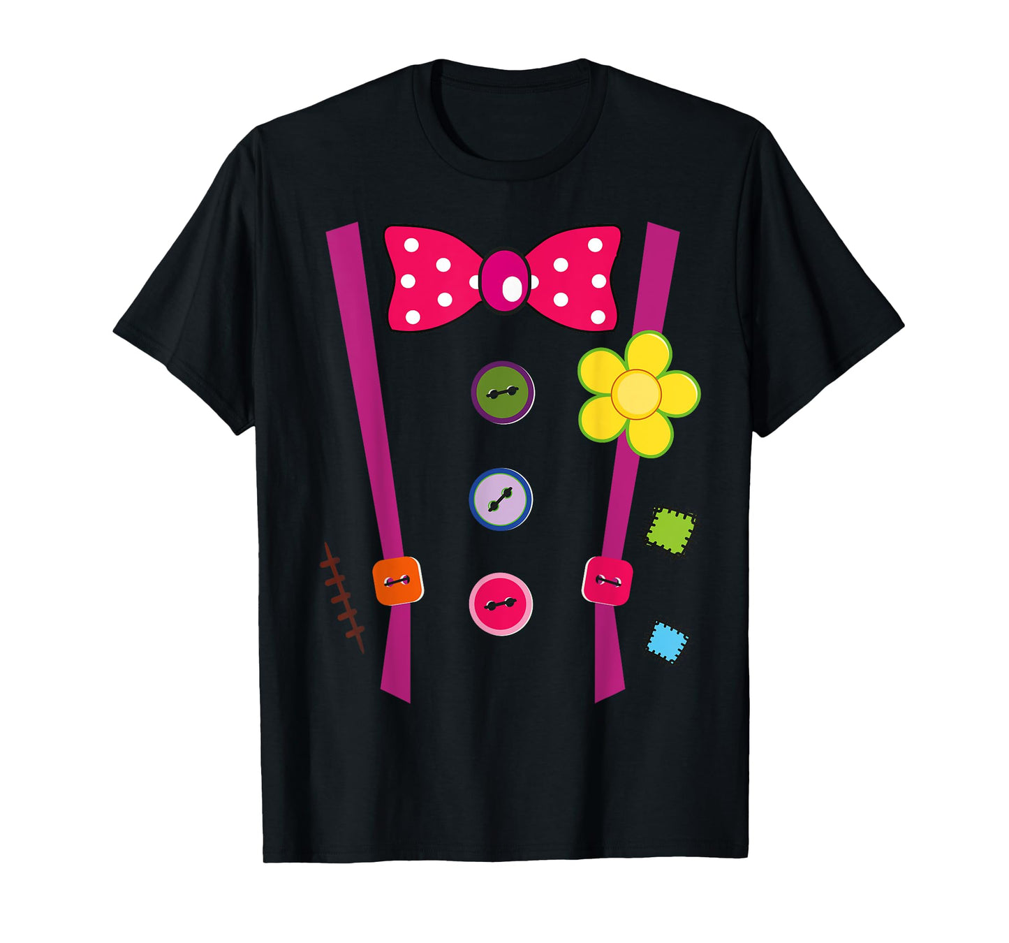 Halloween Clown T-Shirt DIY Costume Fun For Man Woman & Kids T-Shirt