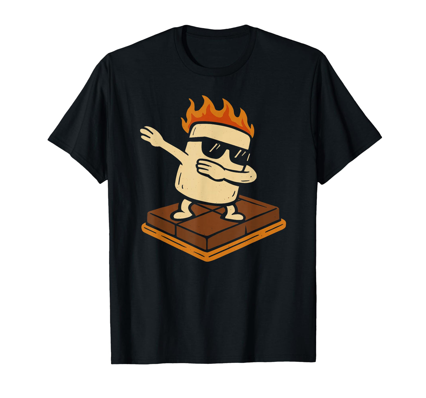 Dabbing Smore Marshmallow Dab Dance S'more Camping T-Shirt