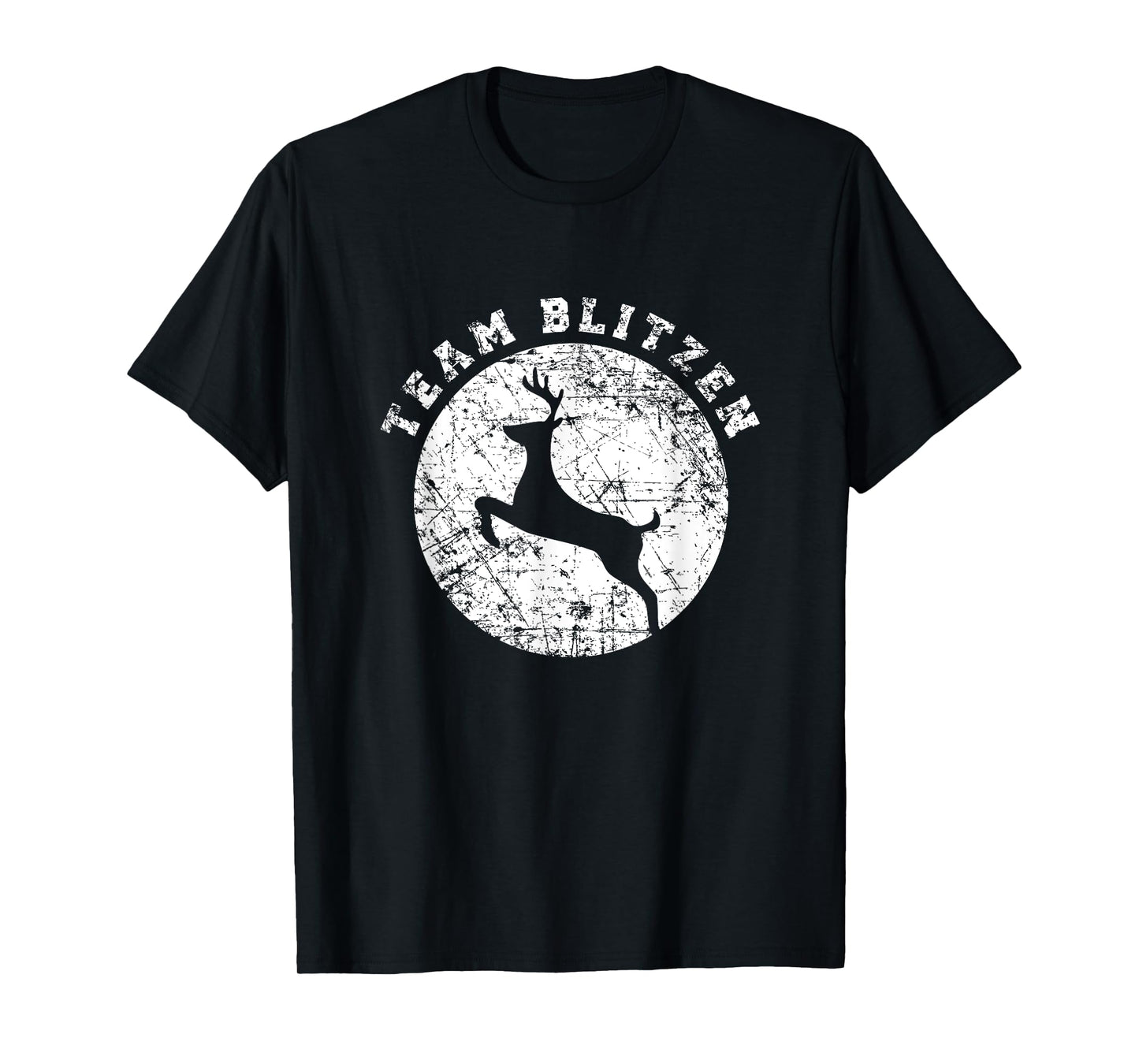 Team Blitzen Funny Cute Christmas Gift for Kids Adult T-Shirt