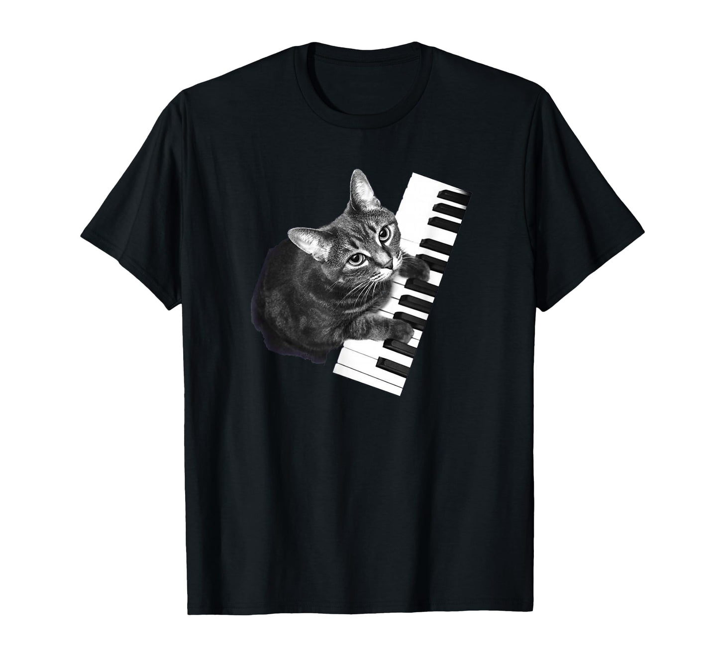 Piano Cat Tee Shirt T-Shirt