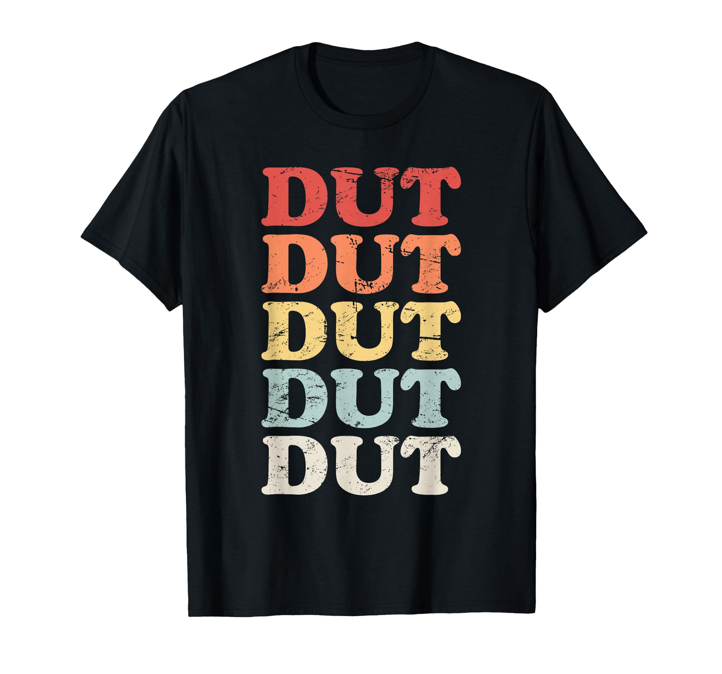 Retro "DUT" Marching Band Percussion T-Shirt T-Shirt