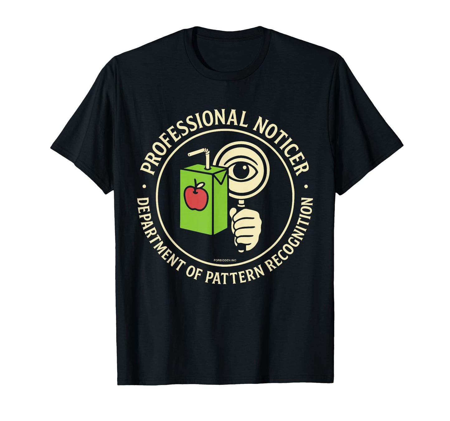 Retro Professional Noticer Department of Pattern Recognition T-Shirt