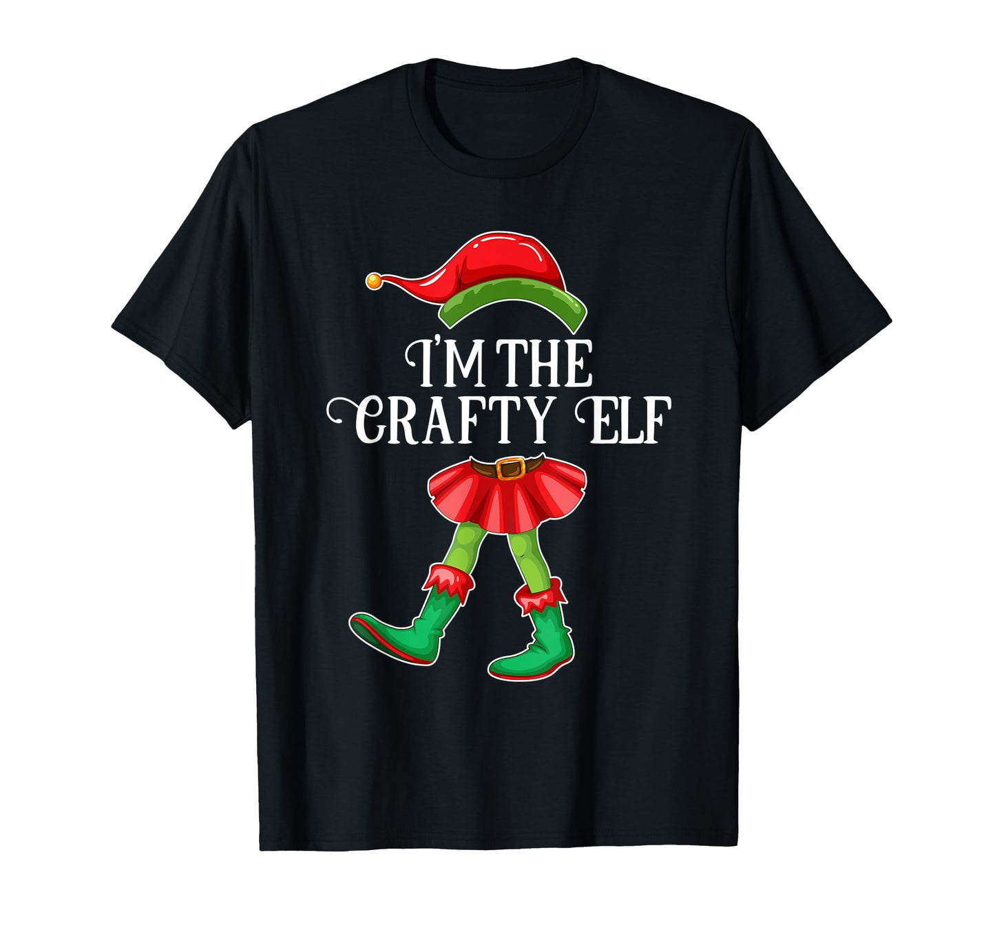 I'm the Crafty Elf Christmas Matching Family Group Gift T-Shirt