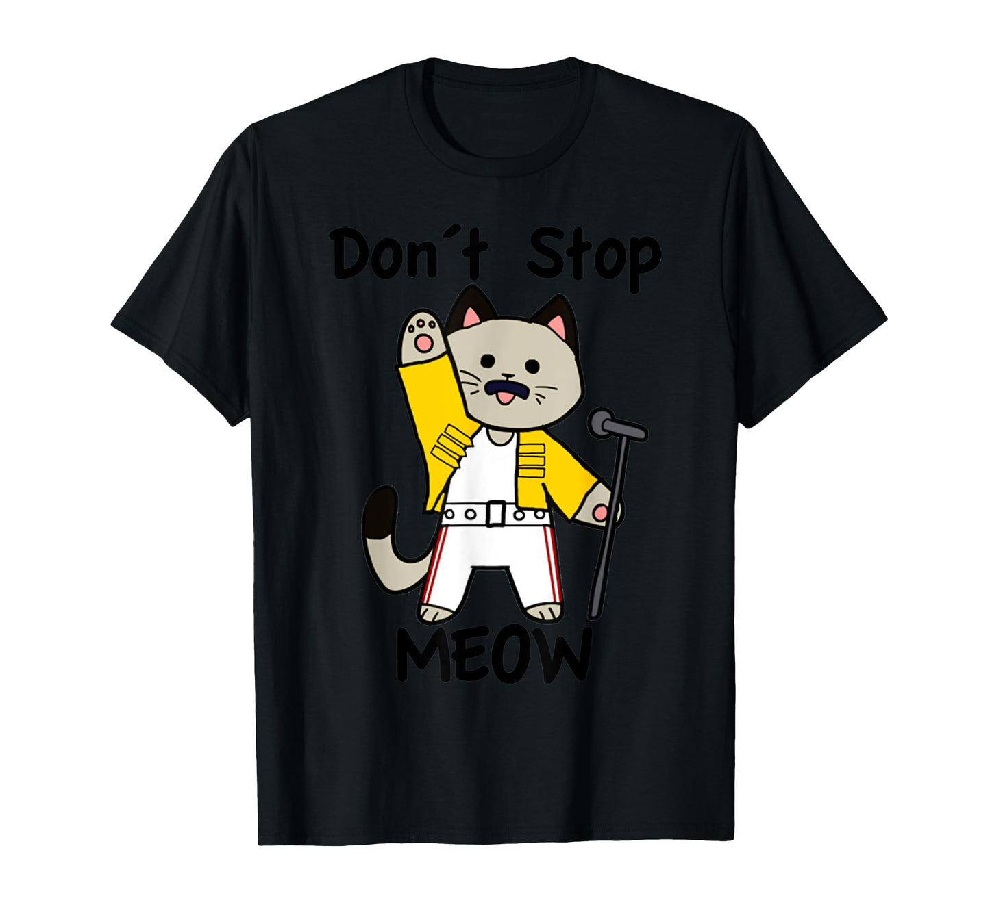 Vintage Funny Quote Dont Stop Meow Retro Cat Meme Lover T-Shirt