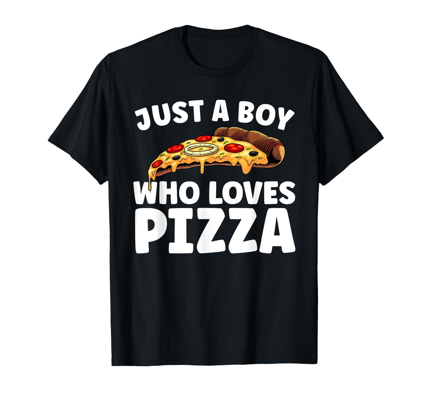 Cool Pizza Art For Men Boys Italian Pizza Lover Novelty T-Shirt
