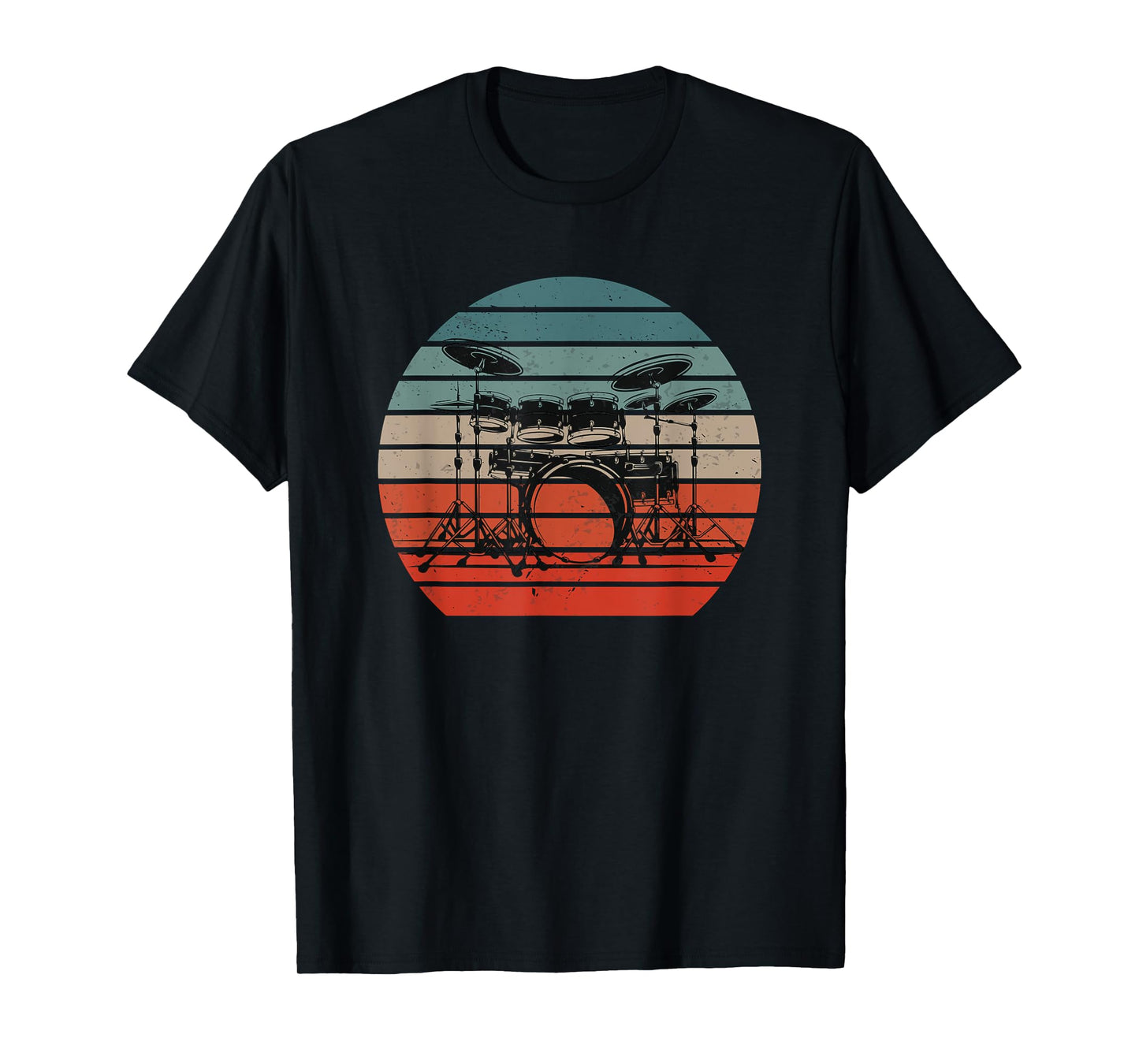 Vintage Drummer Logo Drummer Percussionist T-Shirt