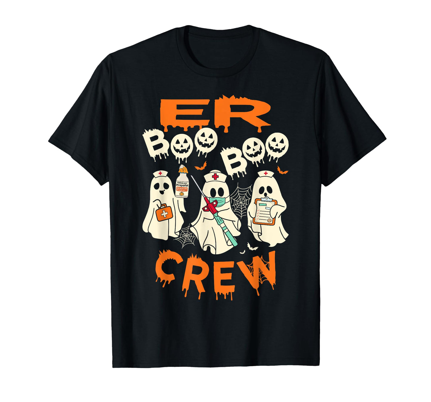 Cute Emergency Department Funny ER Nurse Halloween T-Shirt