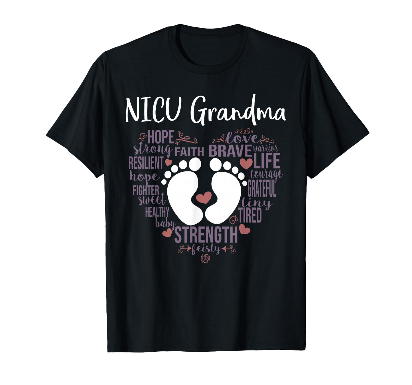 "NICU Grandma" Preemie or NICU Grandma Shirt T-Shirt