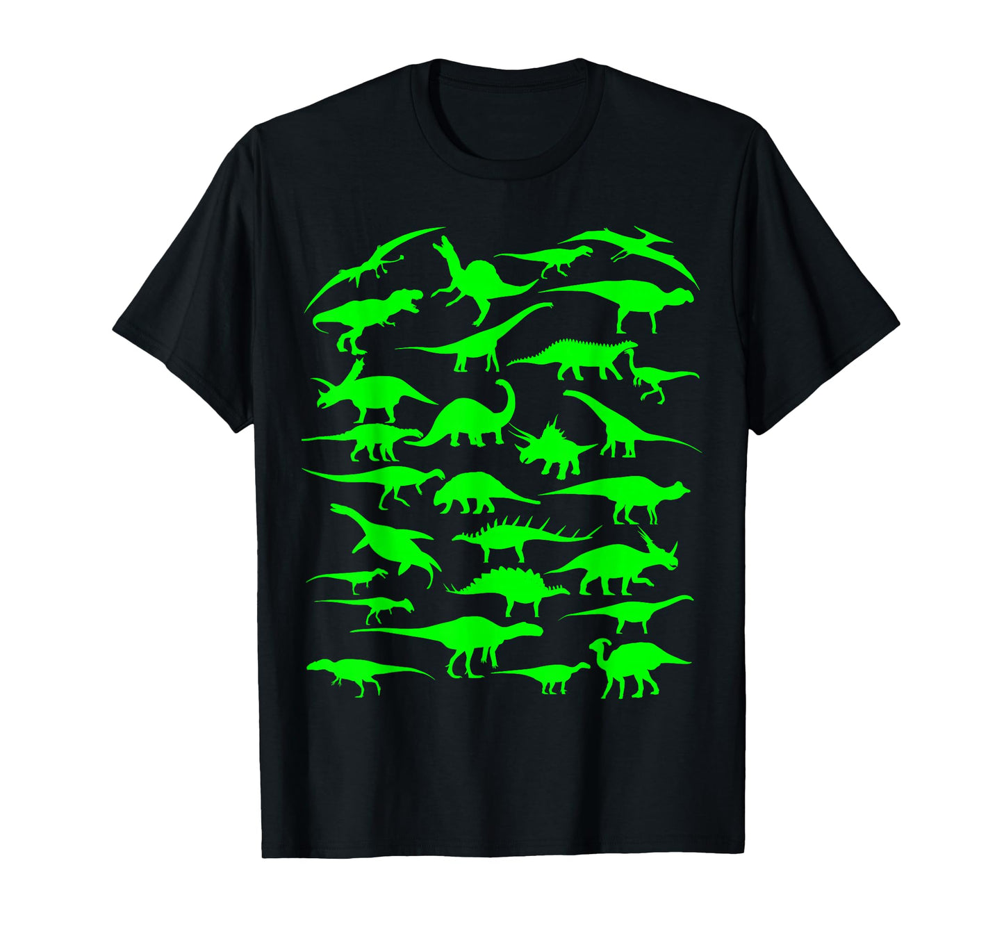 Funny Sheldon Nerdy Dinosaurs All Over Science Geek Gift T-Shirt