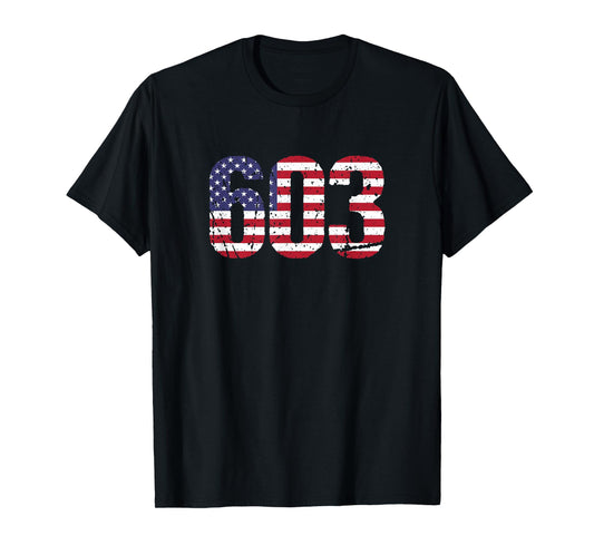 603 New Hampshire Area Code T-Shirt
