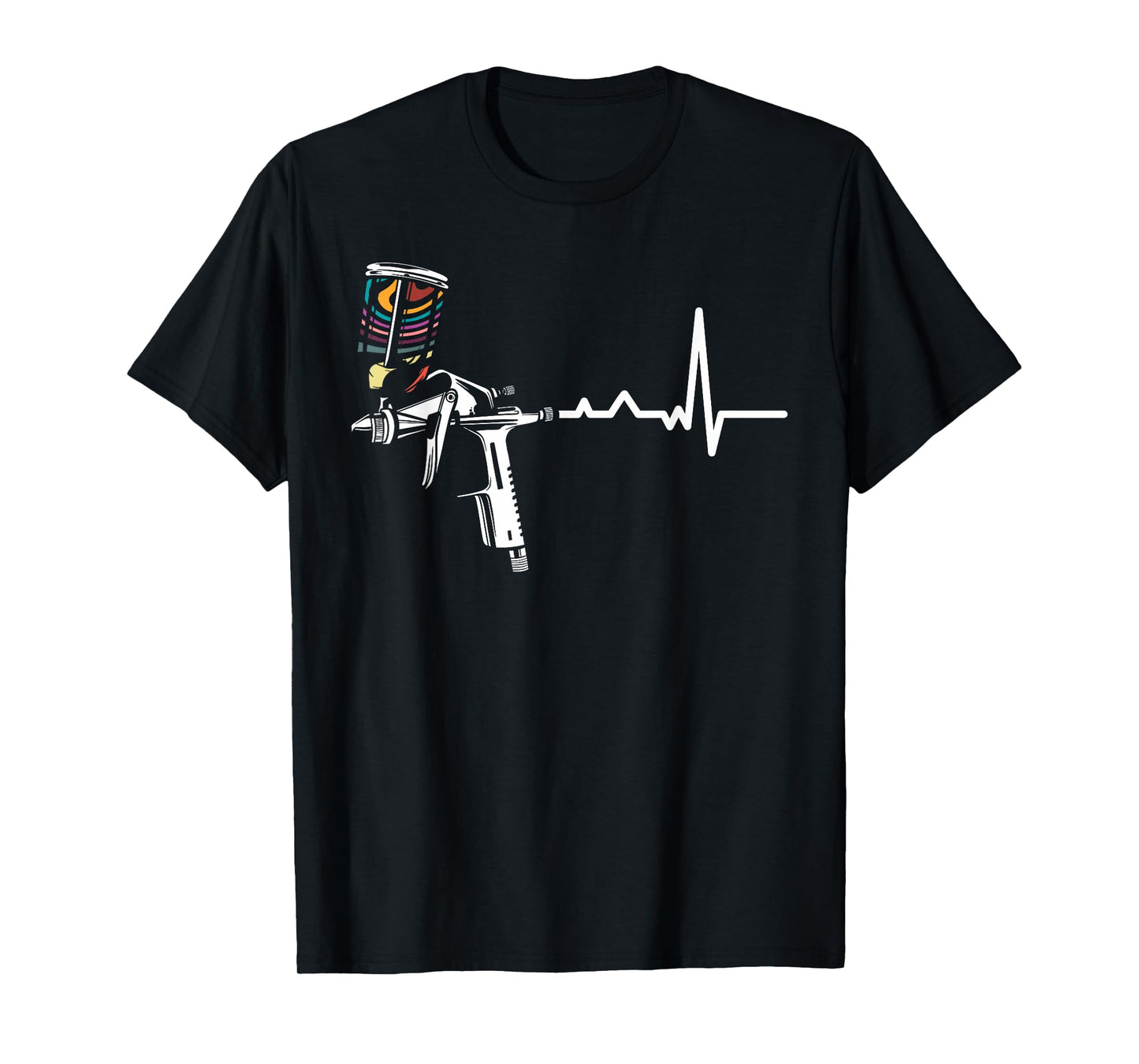 Auto Body Painter Spray Paint Gun Pulse Cool Graffiti Artist T-Shirt