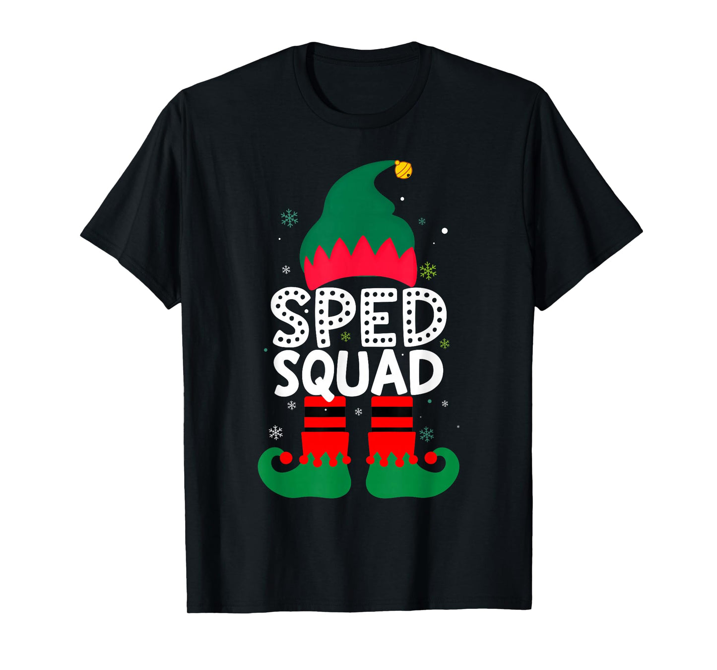 Sped Squad Special Education for Santa Family Christmas elf T-Shirt