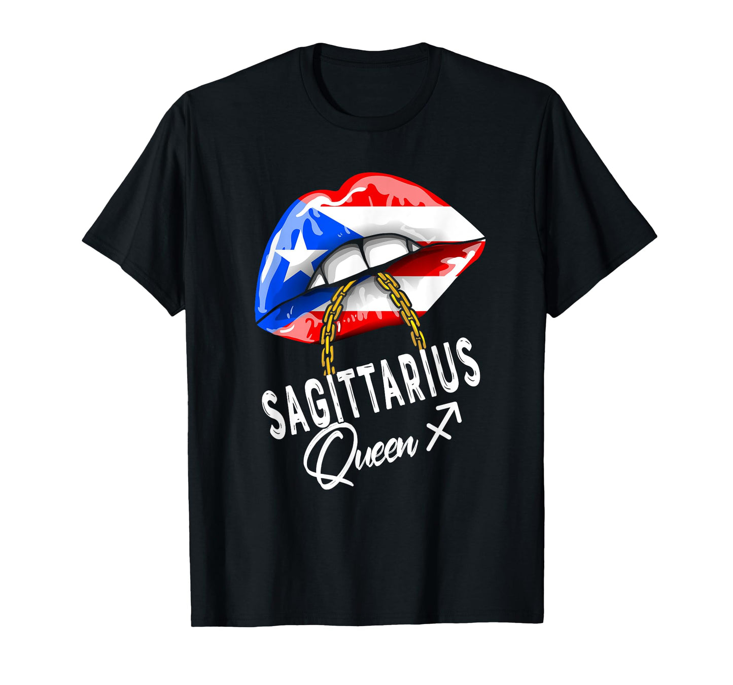 Puerto Rico Sagittarius Queen November December Birthday T-Shirt
