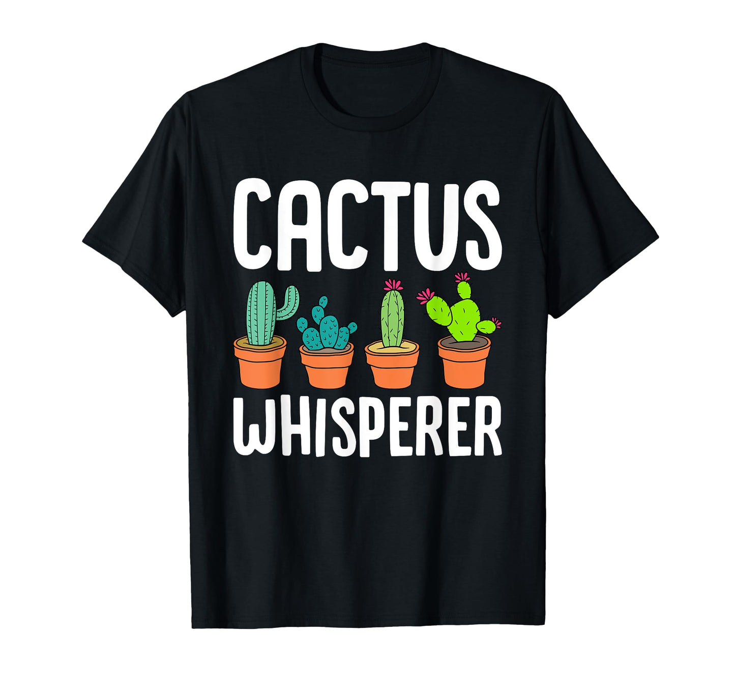 Cute Cactus Whisperer Funny Botany Succulents Lovers Outfit T-Shirt