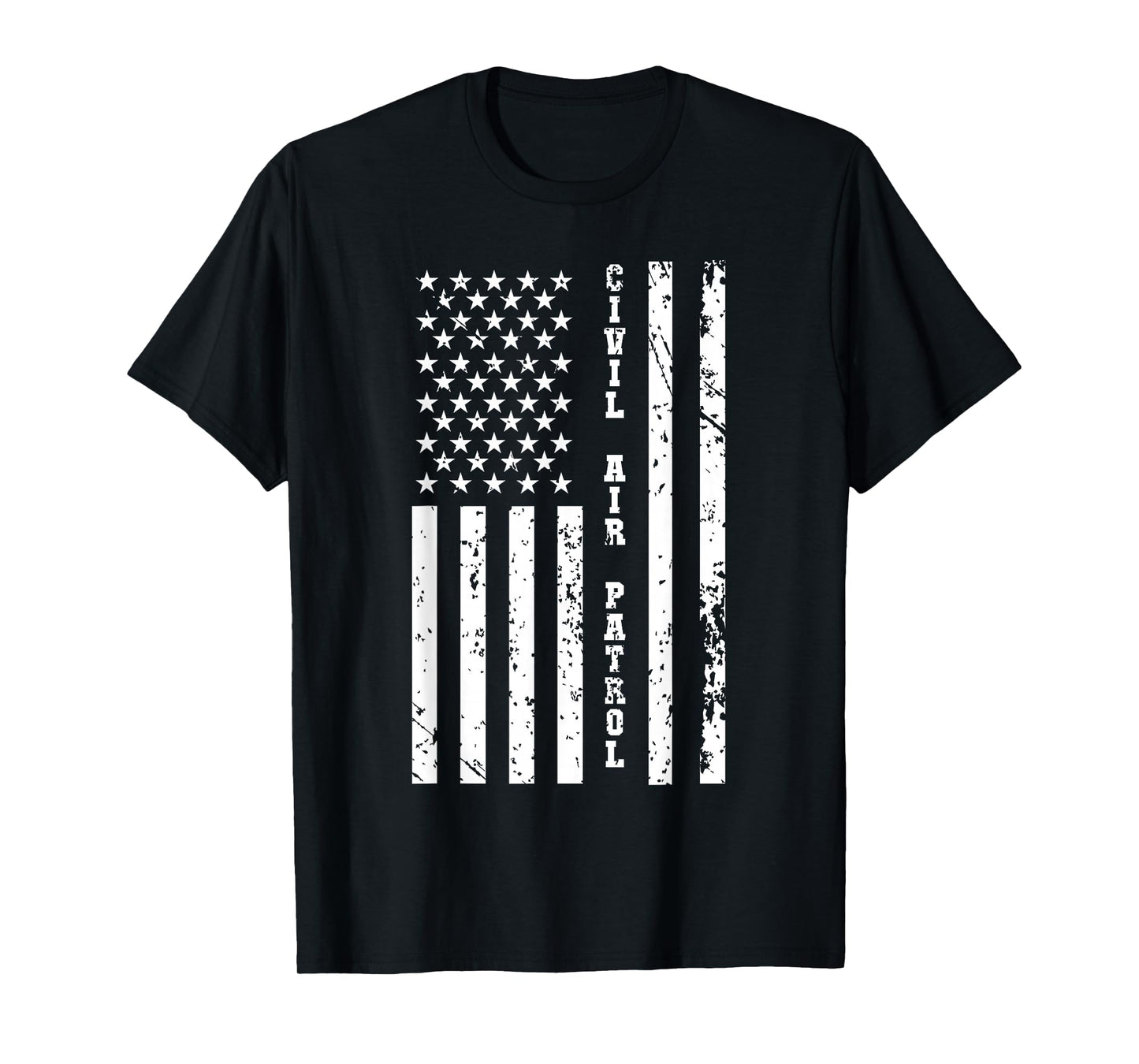 USAF Cap United States Air Force Civil Air Patrol w US Flag T-Shirt