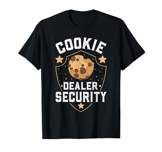 Cookie Dealer Gifts Cookie Dealer T-Shirt - Unisex-Adults, Kids - Black - Small - Short Sleeve - T-Shirt