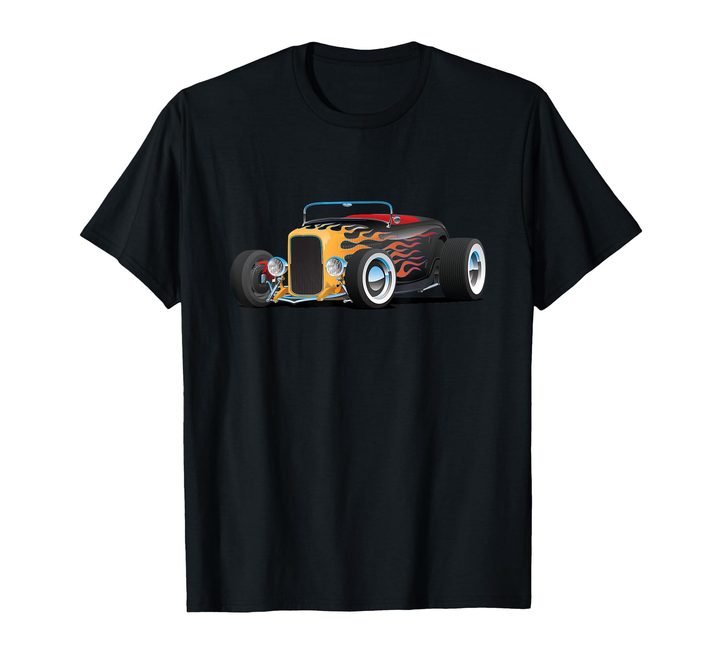 Classic Retro Vintage Custom Hotrod Car Illustration T-Shirt