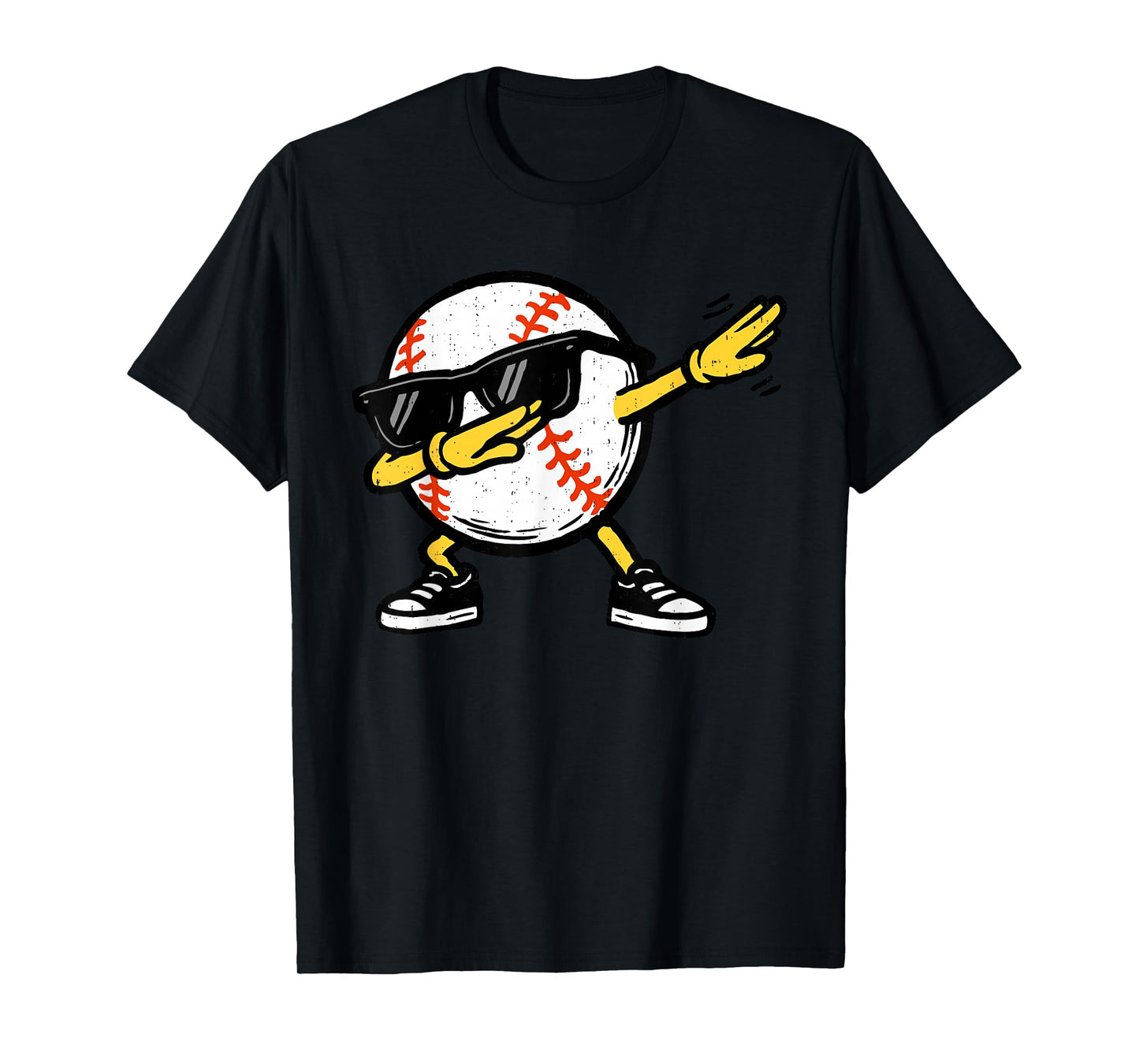 Dabbing Baseball Ball Funny Sport Player Dab Dance T-Shirt