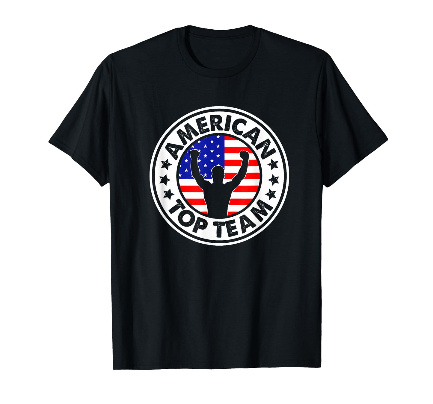 American Flag Top Team BJJ Brazilian Jiu Jitsu T-Shirt
