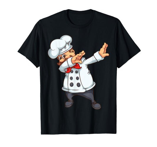 Cute Dabbing Chef | Funny Dab Dance Pastry Cook Food Gift T-Shirt