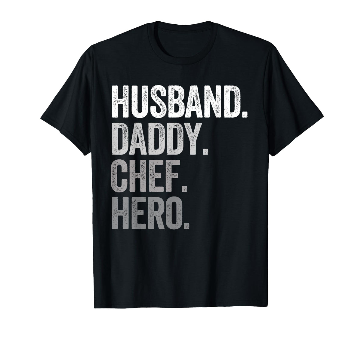Husband Daddy Chef Hero Funny Cook Culinary Lover Vintage T-Shirt