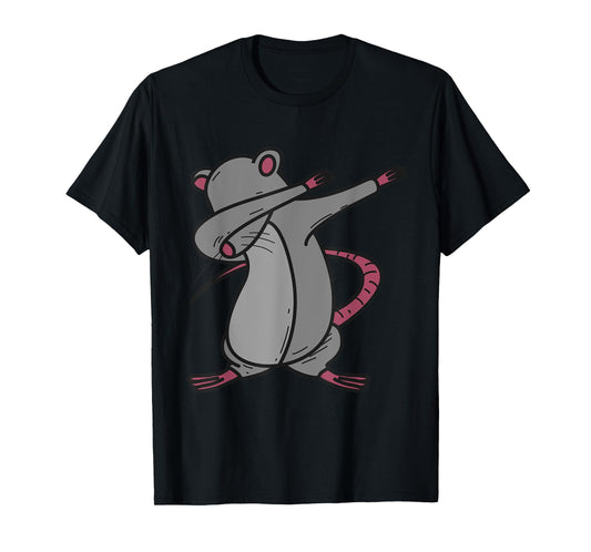 Dabbing Rat | Cool Striking Rat Lovers Gift T-Shirt