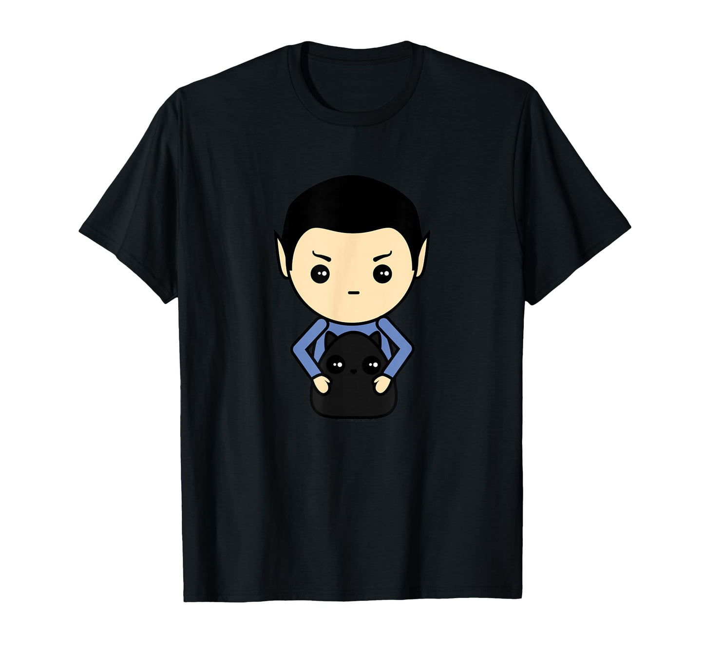 Star Trek: The Original Series Spock With Cat Kawaii T-Shirt
