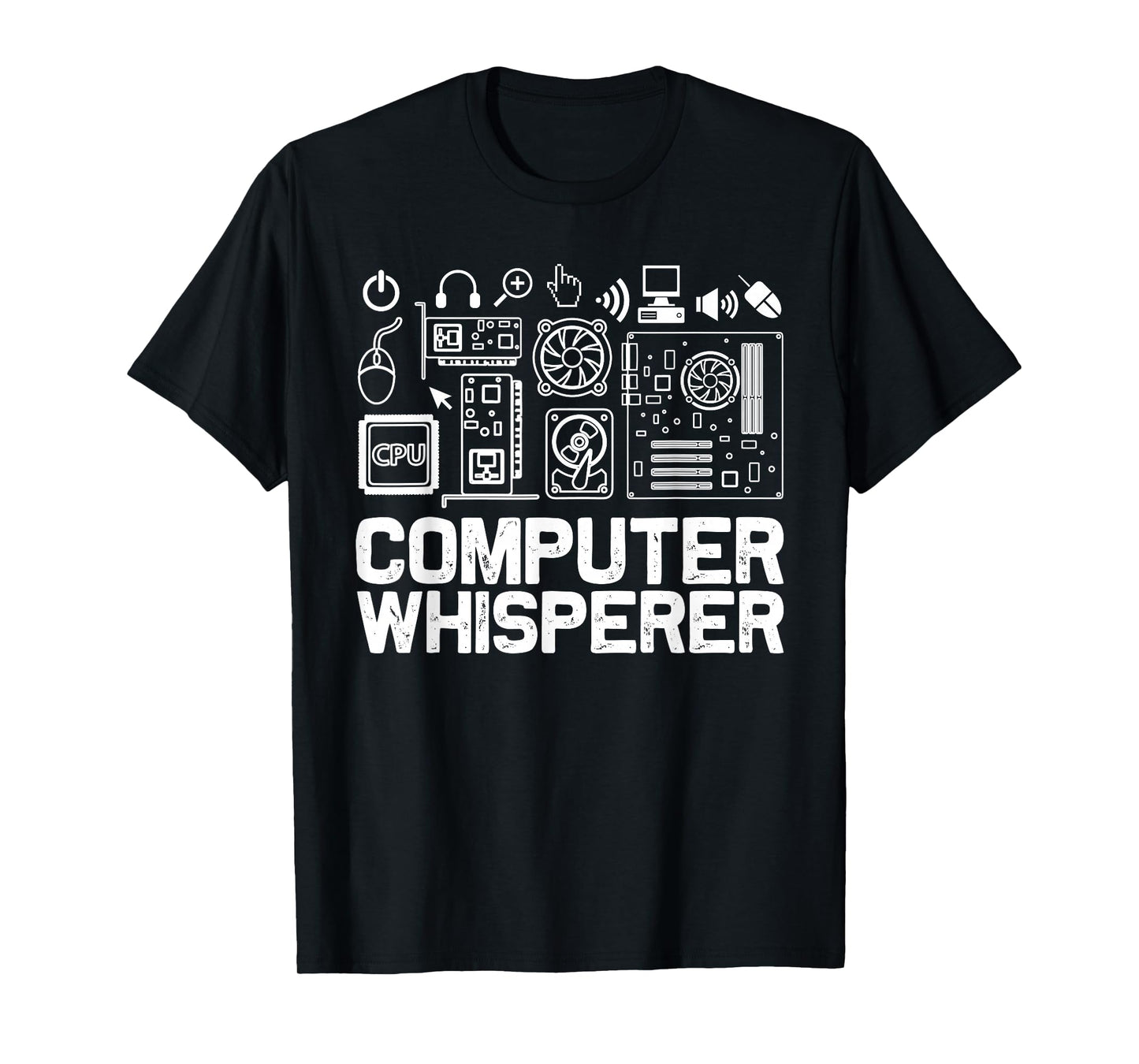 Computer Whisperer Shirt IT Tech Support Nerds Geek T-Shirt