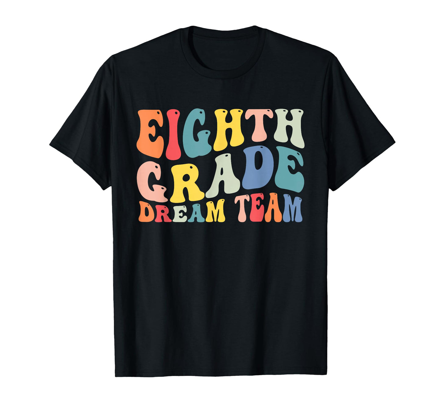 8th Grade Dream Team Teachers Boys Kids Retro Back To School T-Shirt