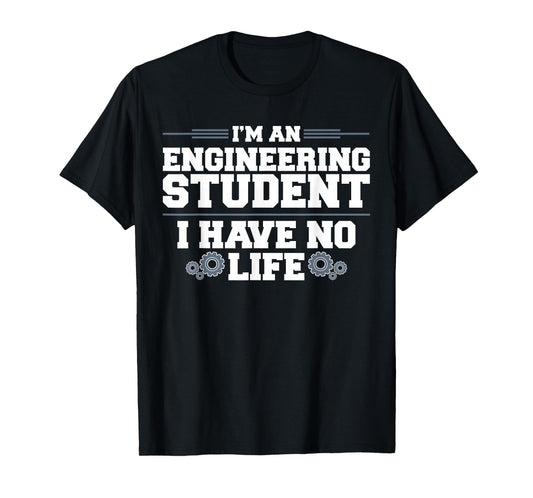 Cool Engineer Art For Men Women Engineering Student T-Shirt