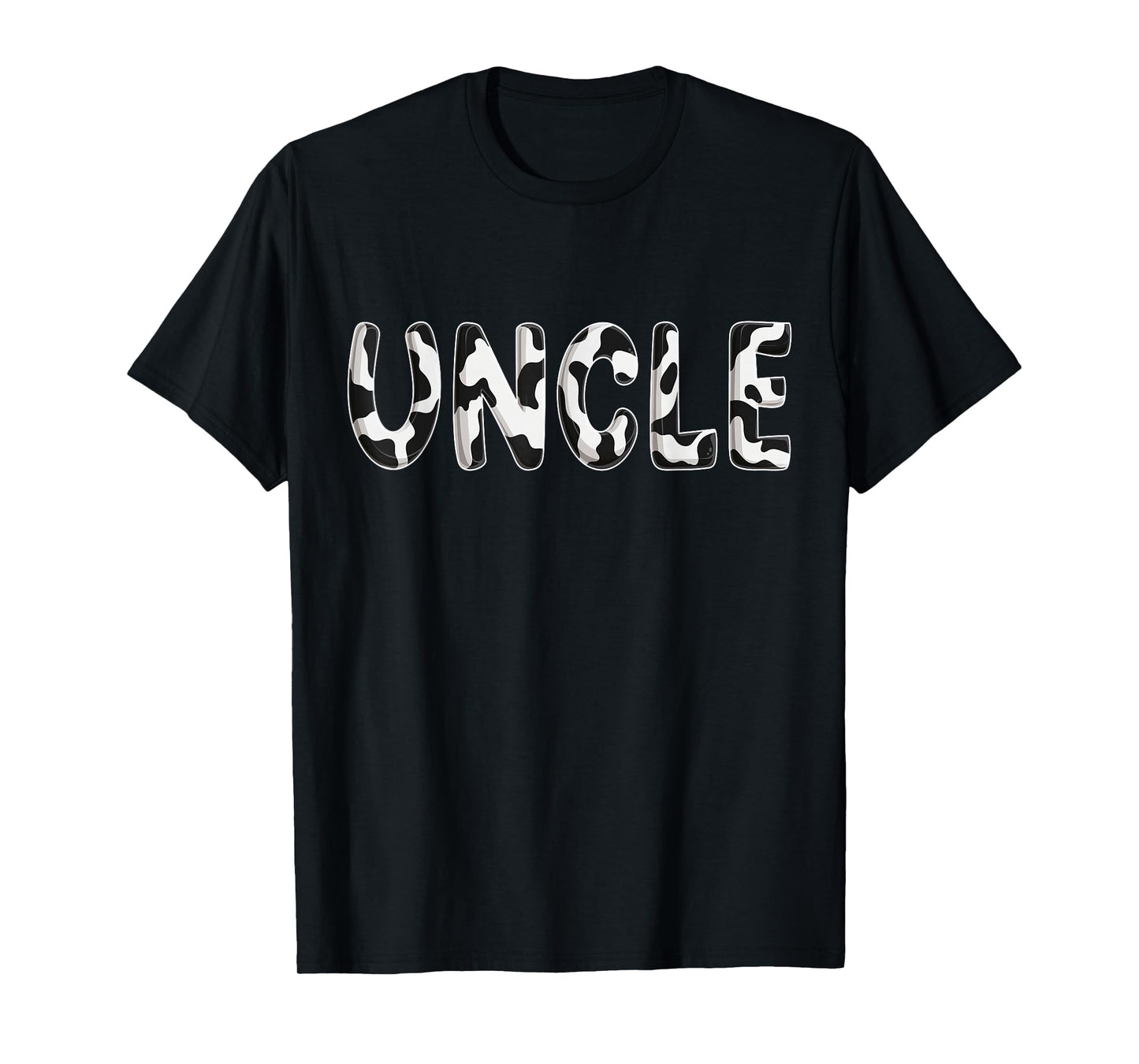 Cow Uncle Birthday Family Matching Fathers Day Boy Girl Men T-Shirt