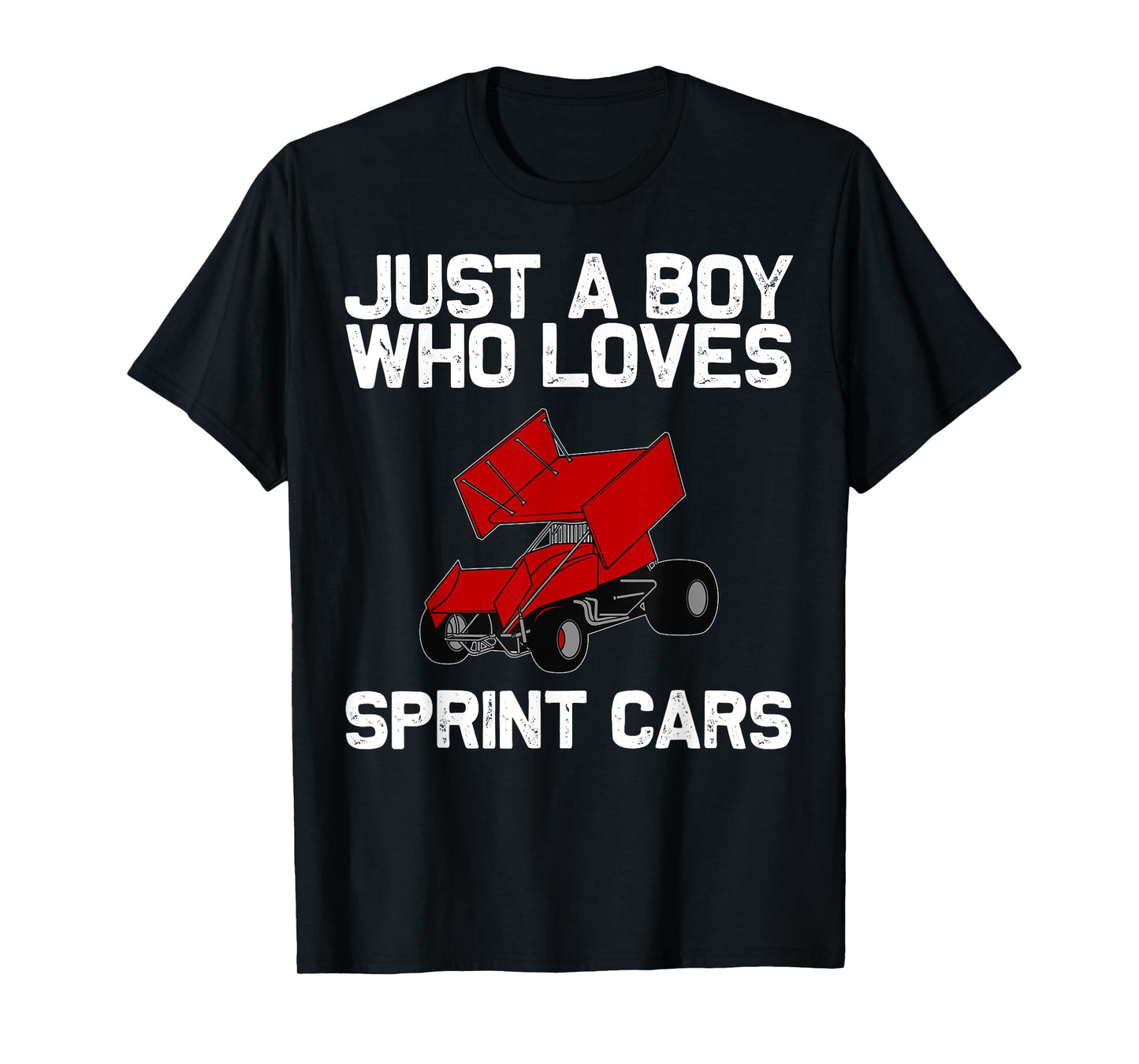 Cool Sprint Car for Boys Kids Racing Dirt Track Sports Race T-Shirt