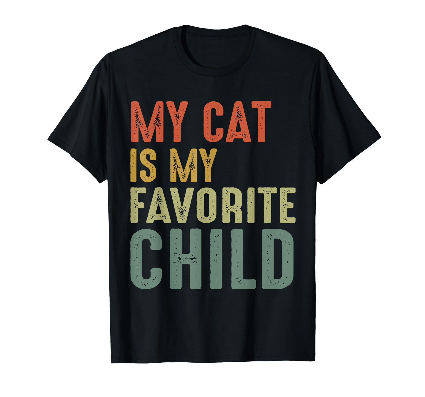 Vintage My Cat Is My Favorite Child T-Shirt