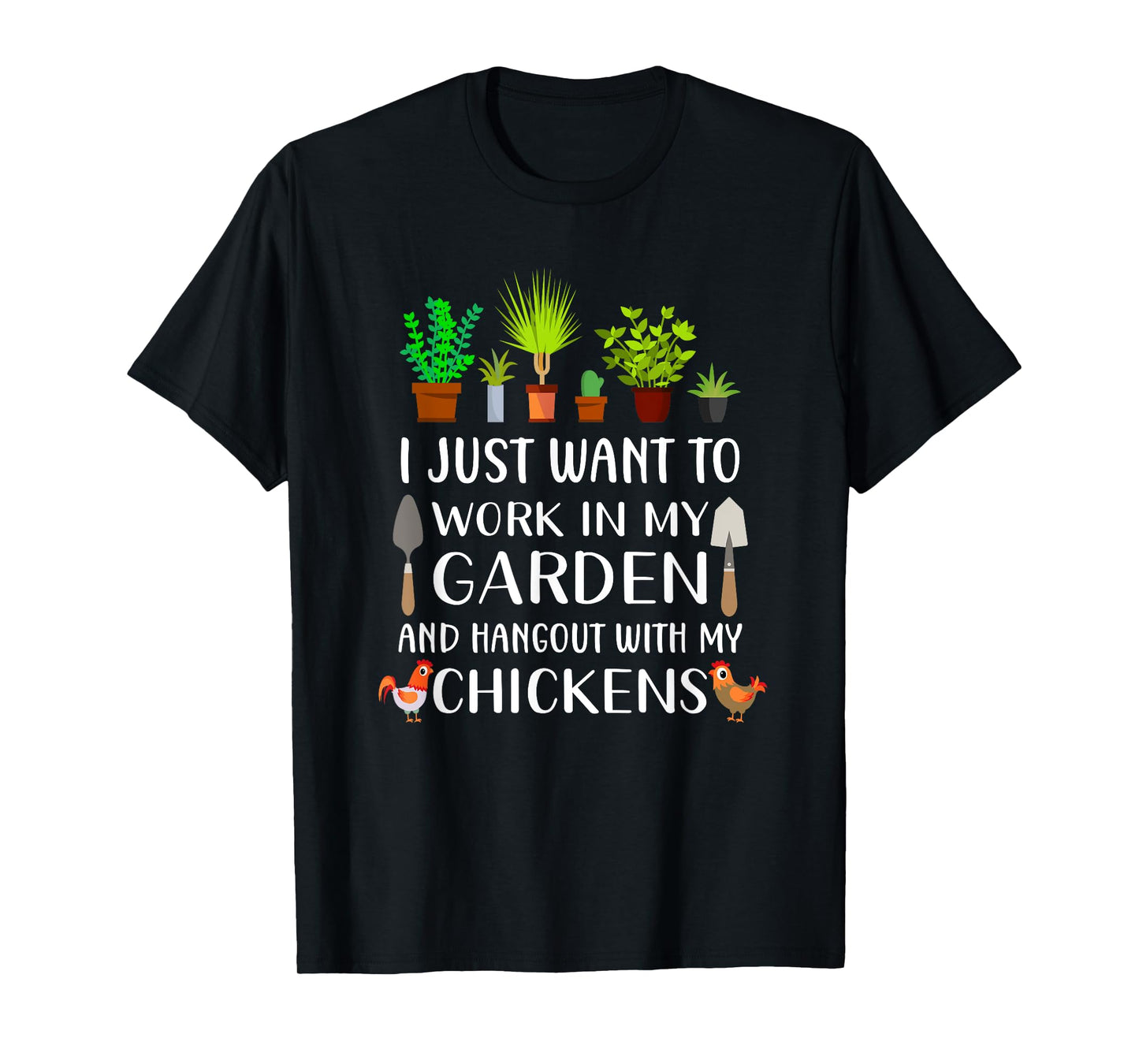 Chicken lover funny gardening shirt for men women, Gardener T-Shirt