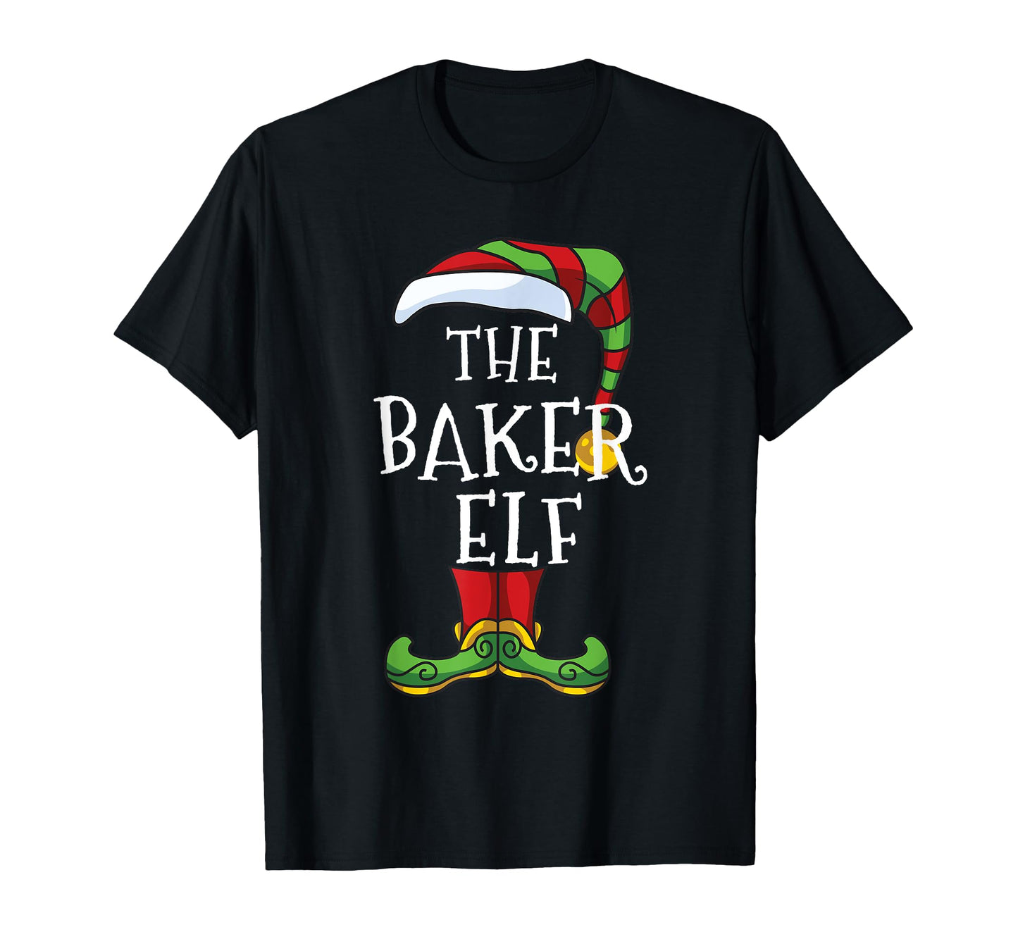 Baker Elf Family Matching Christmas Funny Baking T-Shirt