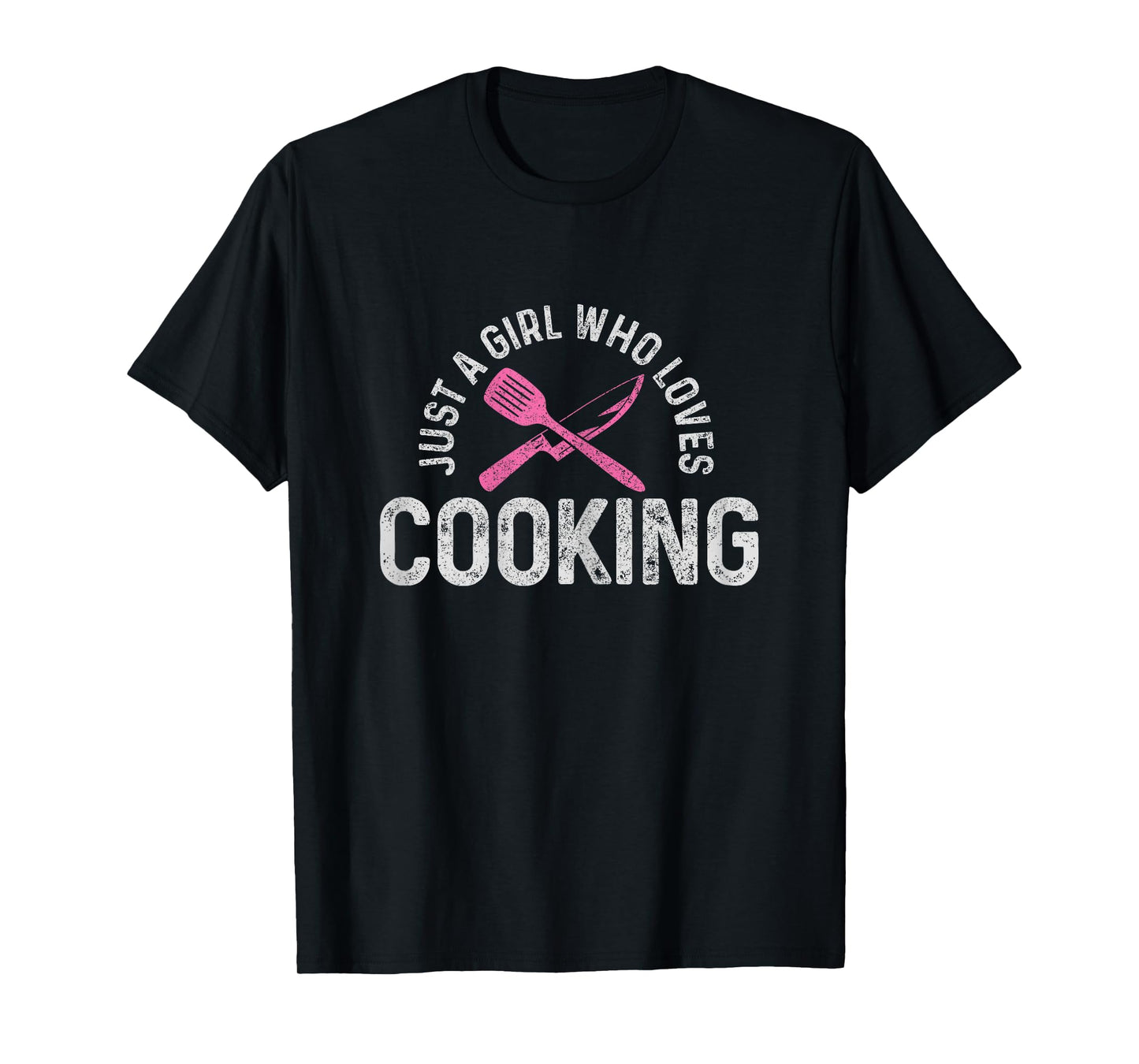 Chef Just A Girl Who Loves Cooking Cooking Chef Gift T-Shirt
