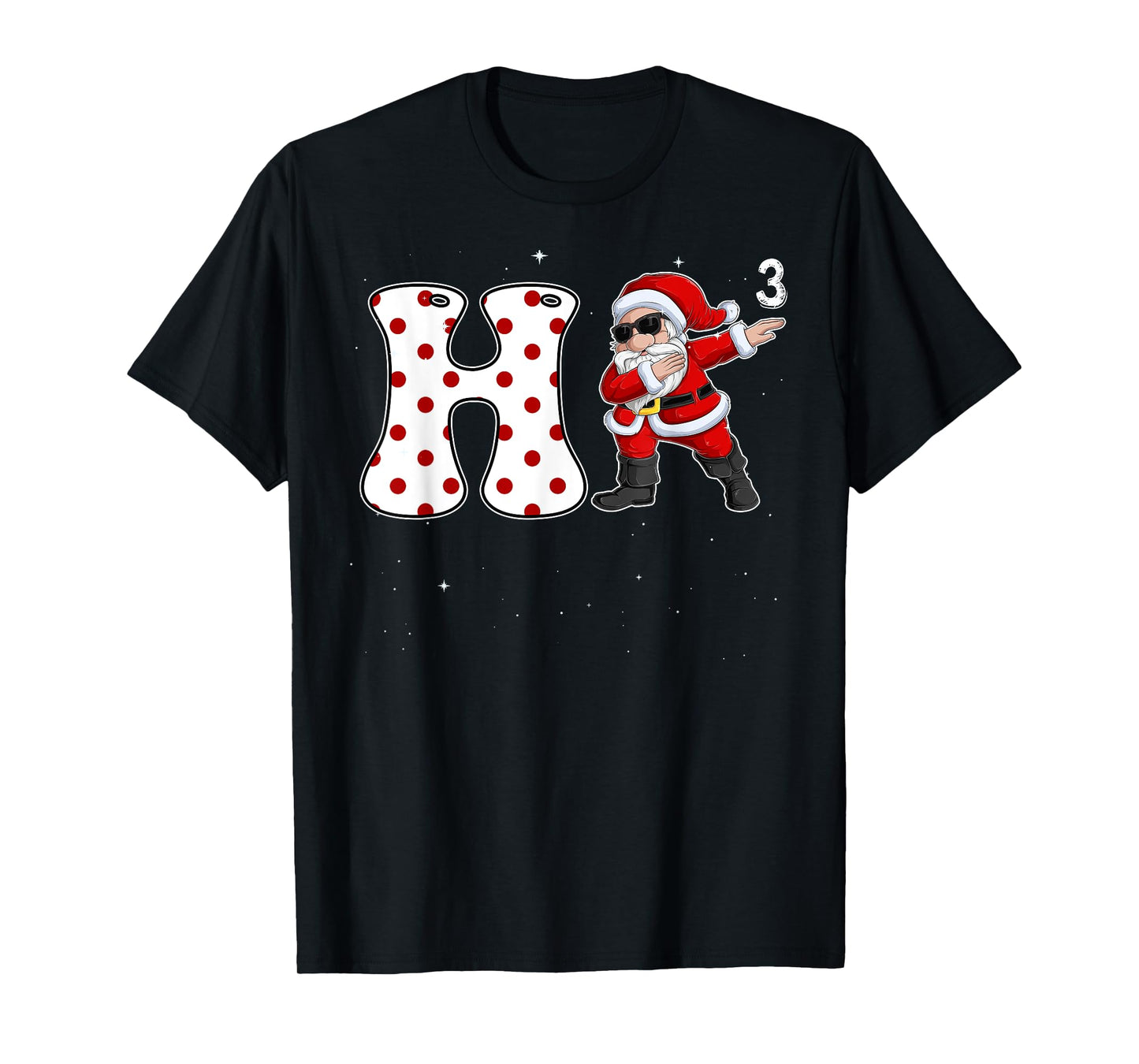 Ho cubbed Funny Tee Christmas Dabbing Santa T-Shirt