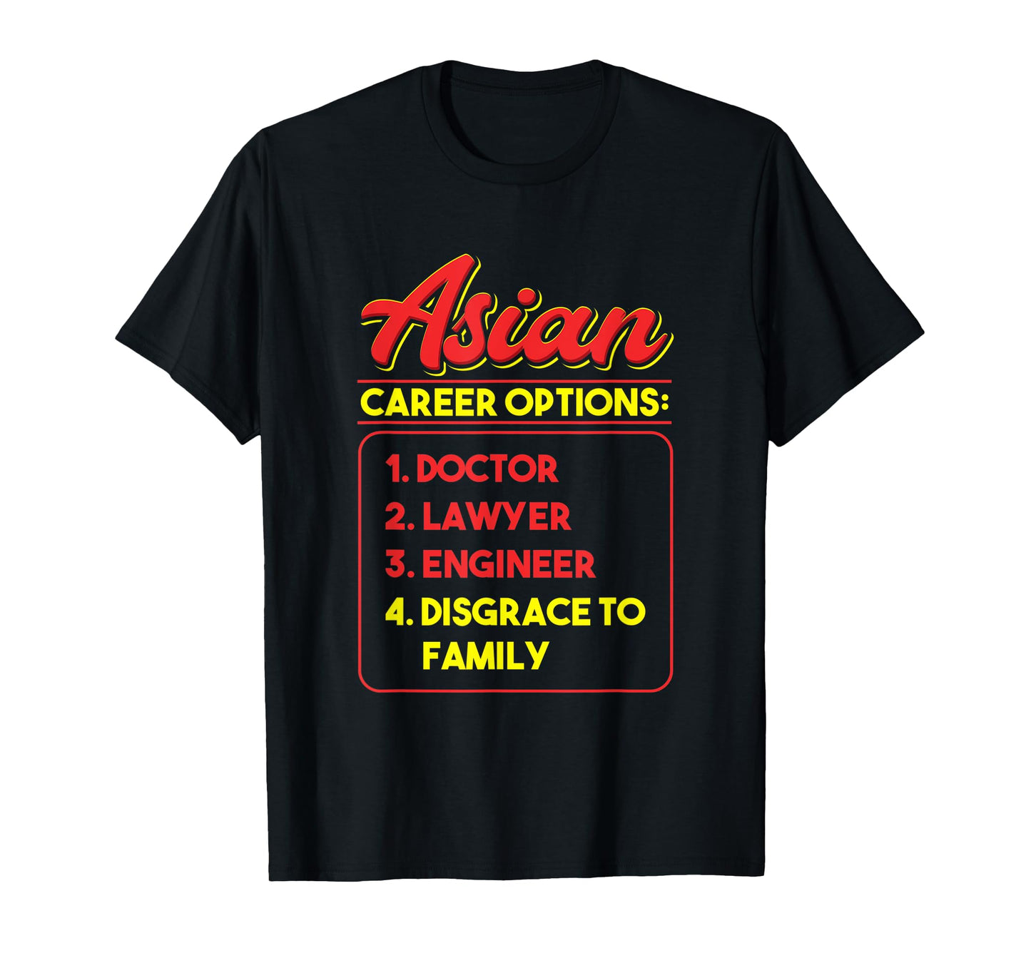 Asian Career Options Japanese Heritage Humor Pride Chinese T-Shirt