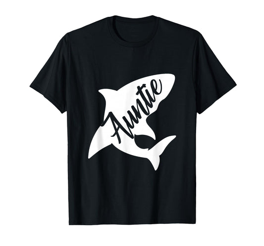 Auntie Shark T-shirt Matching Family Shirts Shark T-Shirt