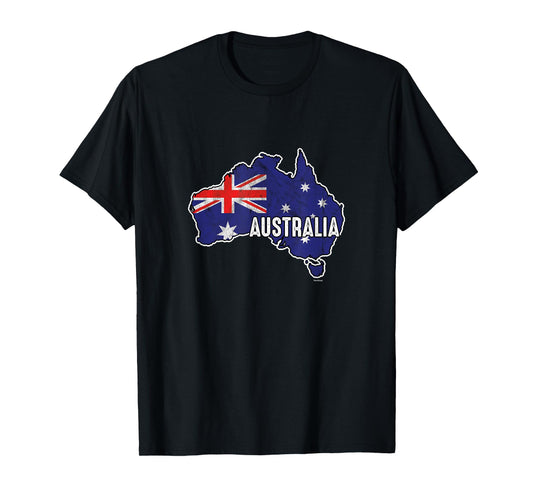 Vintage Patriotic Australian Pride Australia Flag T-Shirt T-Shirt