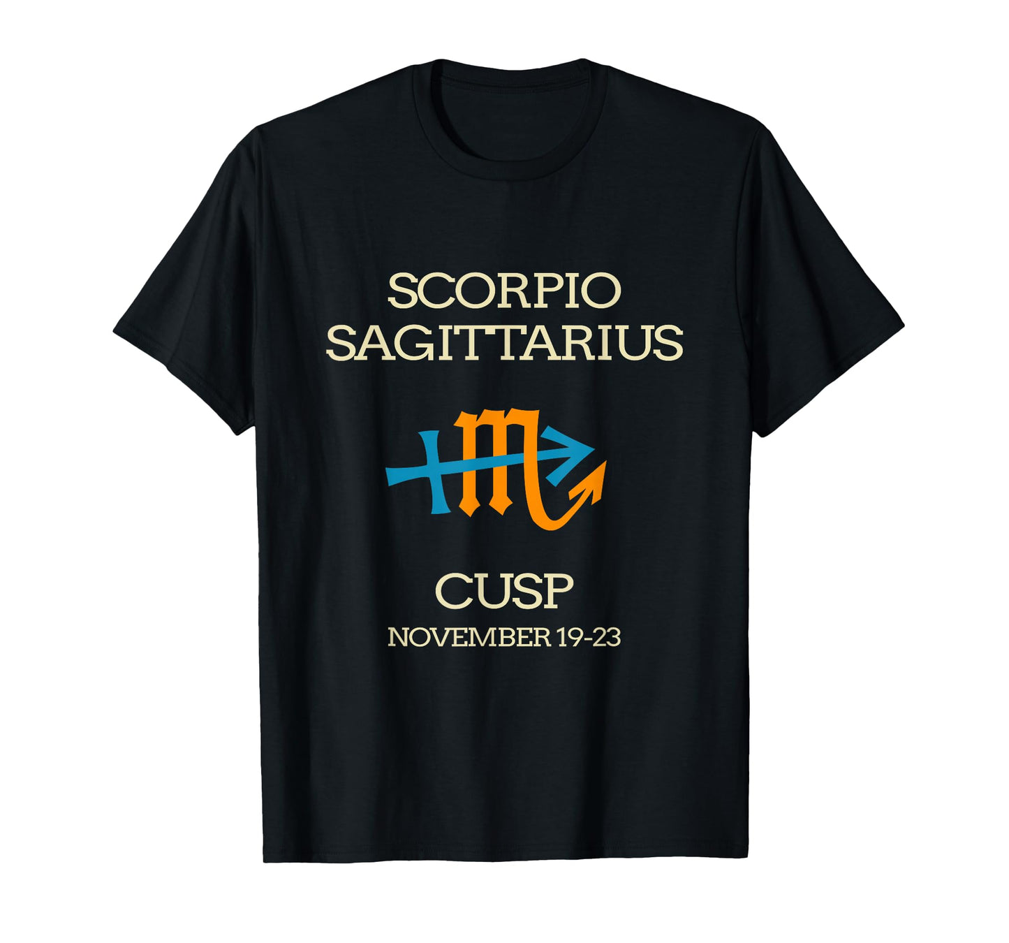 Scorpio Sagittarius Cusp Zodiac Horoscope T-Shirt