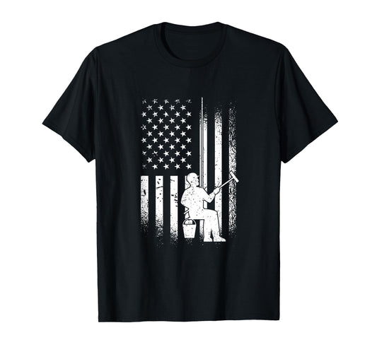 American Building Window Washer, US Window Cleaner T-Shirt